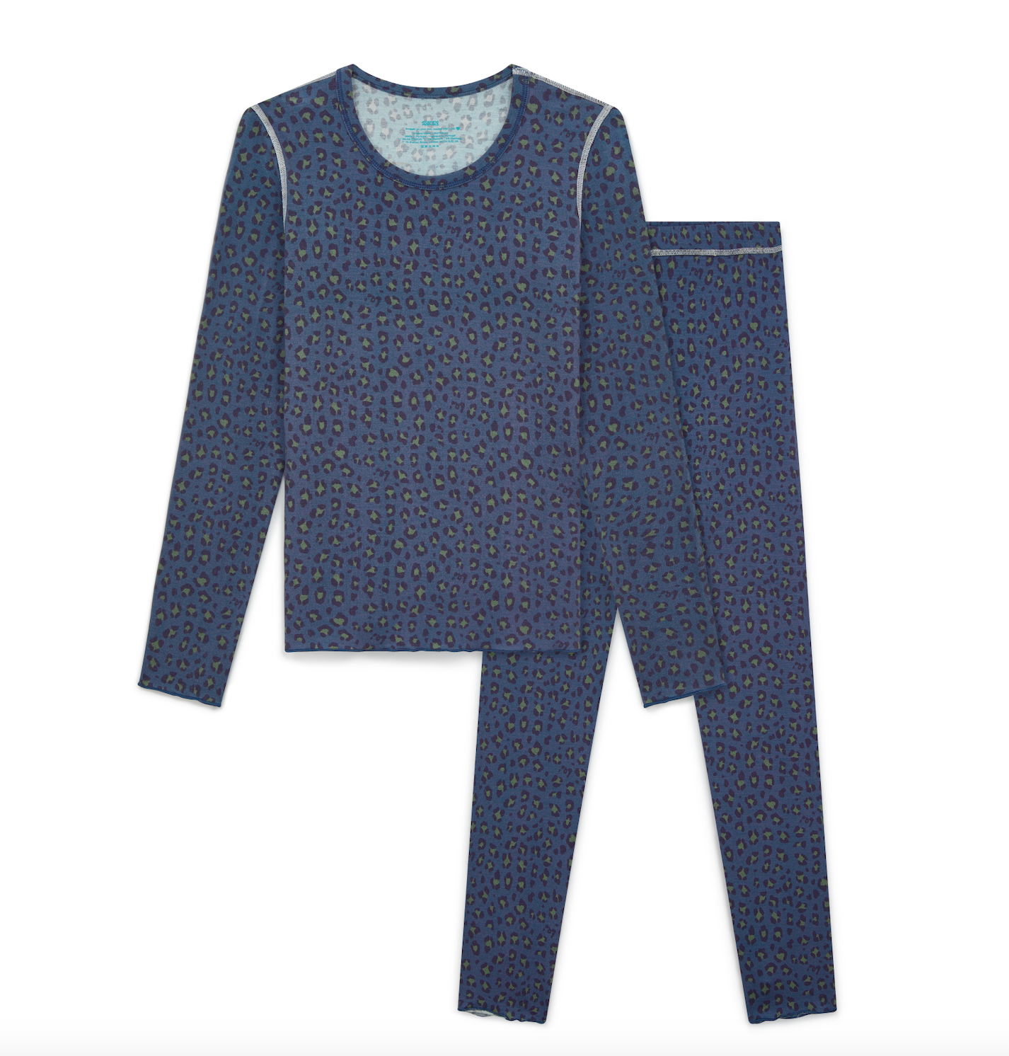 Unisex Long Sleeve Pyjamas - Lucky Leopard