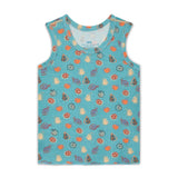 Unisex Kids' Vest - Turquoise Fruit Splash