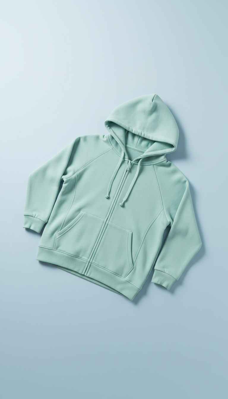 Tagless Relaxed-Fit Hoodie Soft Mint